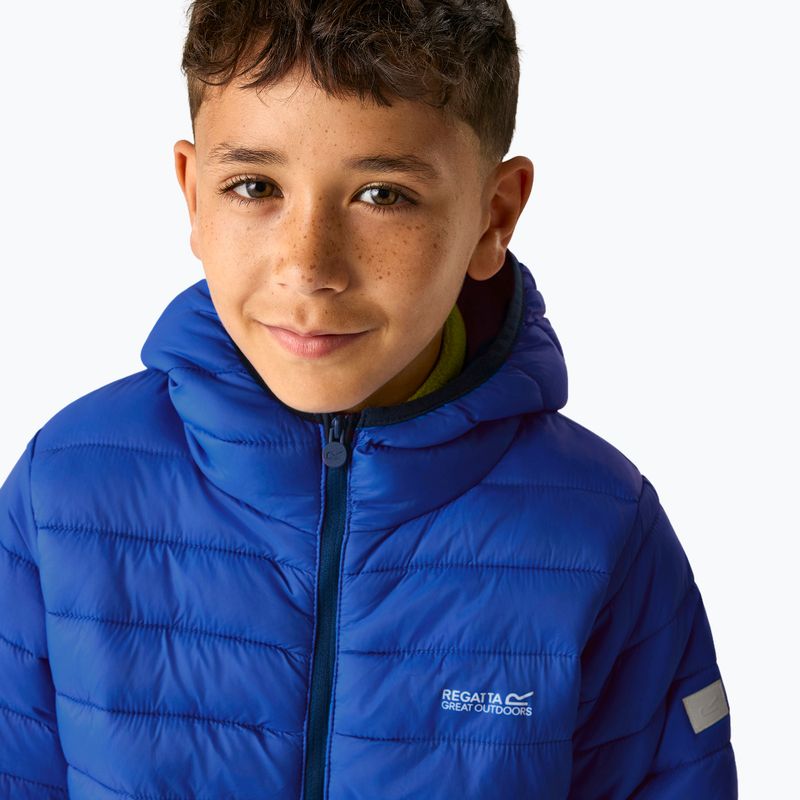 Children's down jacket REGATTA Hooded Marizion olympian blue/aviator blue 6