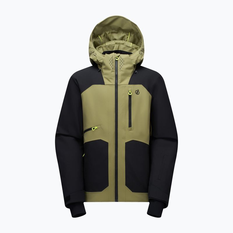 Men's ski jacket Dare2B Baseplate IV Jacket black/martini olive 10