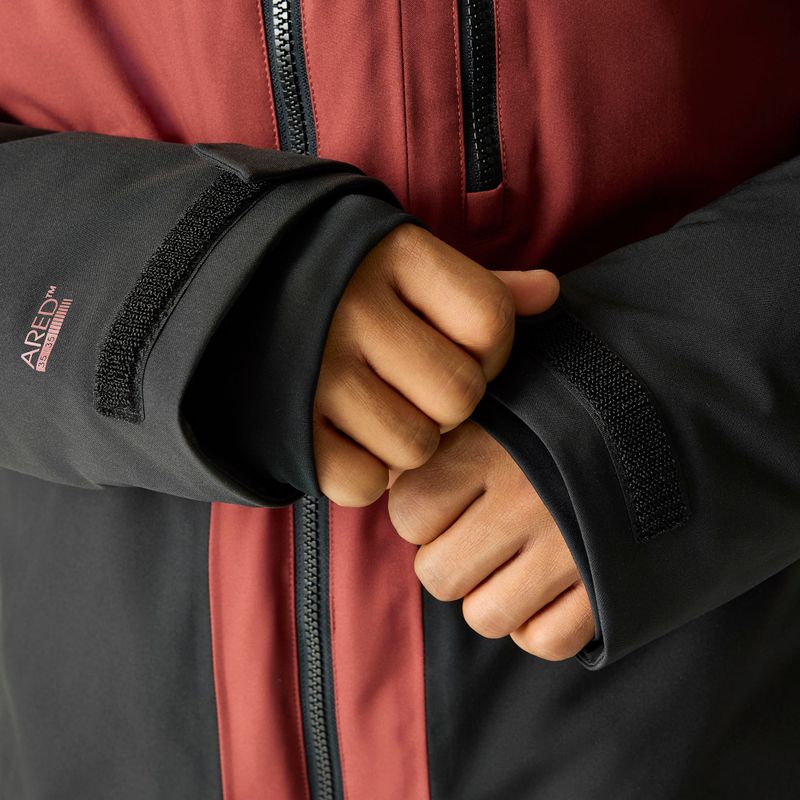Men's ski jacket Dare2B Baseplate IV Jacket black/rustic red 7