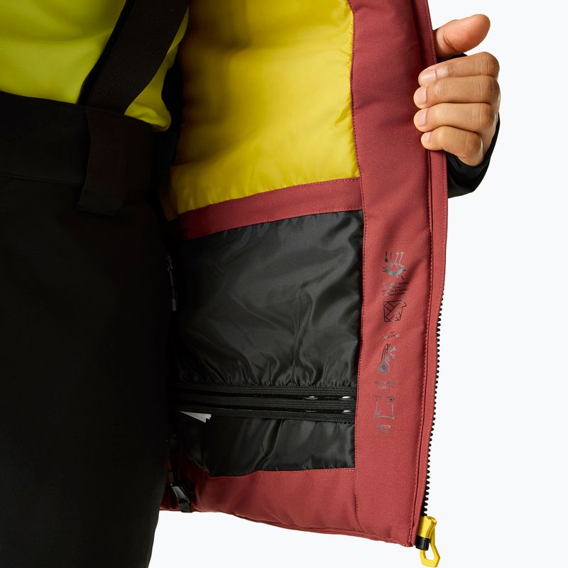 Men's ski jacket Dare2B Baseplate IV Jacket black/rustic red 9