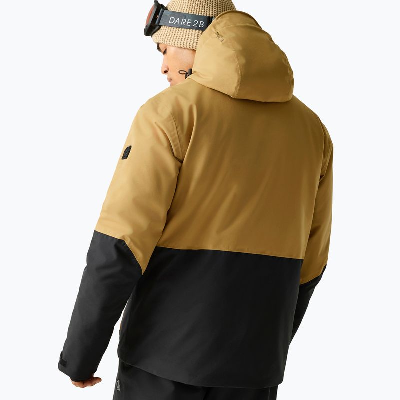 Men's ski jacket Dare2B Halfpipe IV Jacket wood brown/black 3
