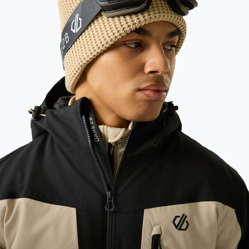 Men's ski jacket Dare2B Eagle IV Jacket black/white pepper 4