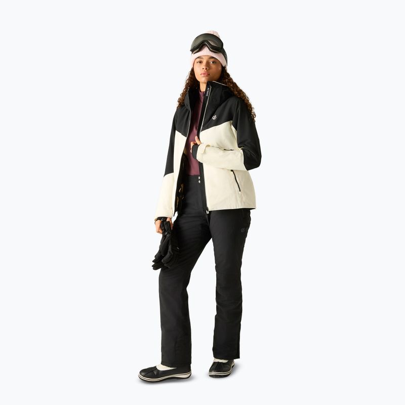 Women's ski jacket Dare2B Flurry III Jacket black/egret 2