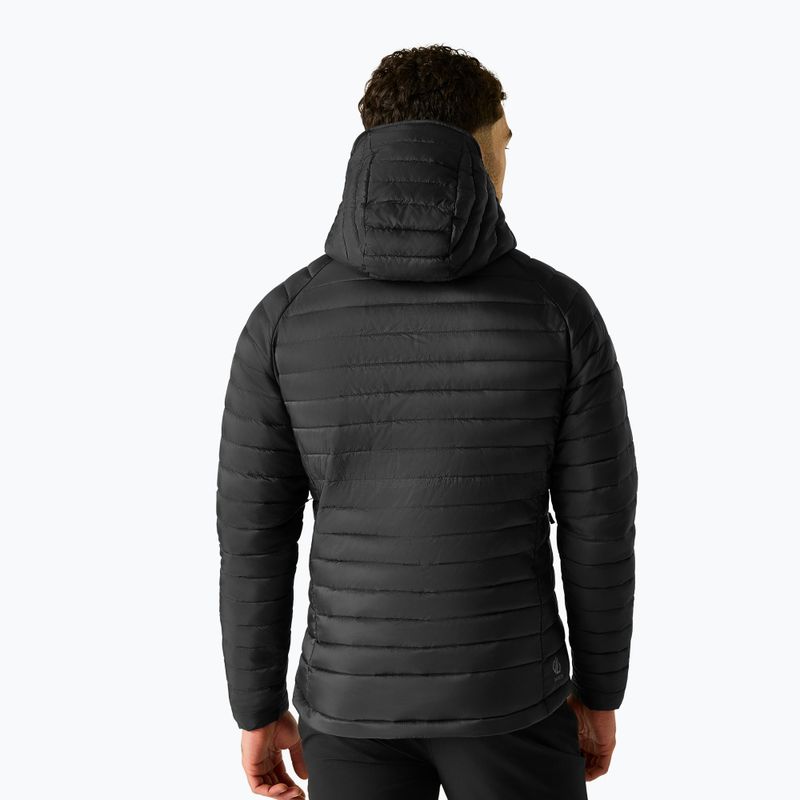 Men's ski jacket Dare 2b Air Lite Jacket black/mango mint 3