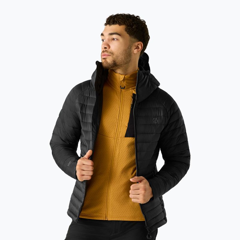 Men's ski jacket Dare 2b Air Lite Jacket black/mango mint 5
