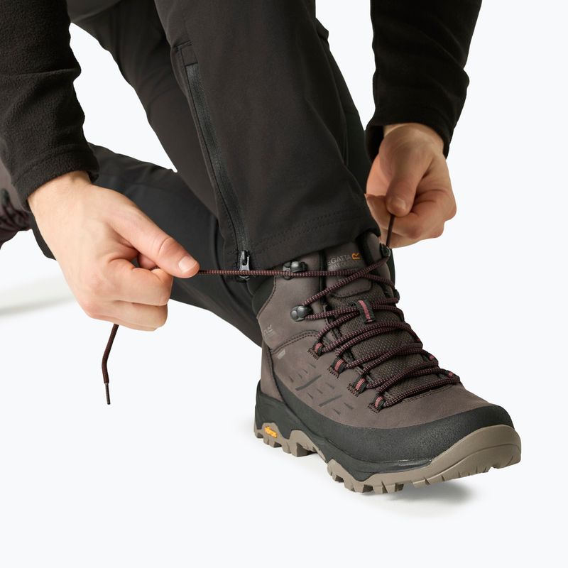Men's trekking boots REGATTA Blake peat/burnt henna 8