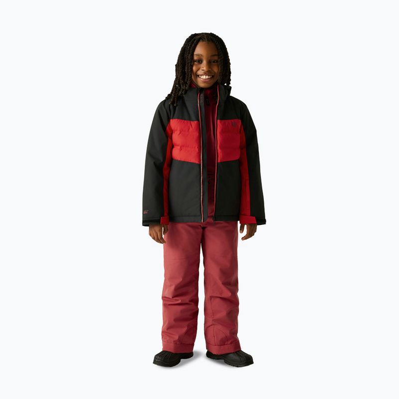 Children's ski jacket Dare 2b Cheery black/danger red 2