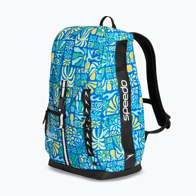 Swim backpack Speedo Team Printed 35 l summer stamp deep sapphire 2