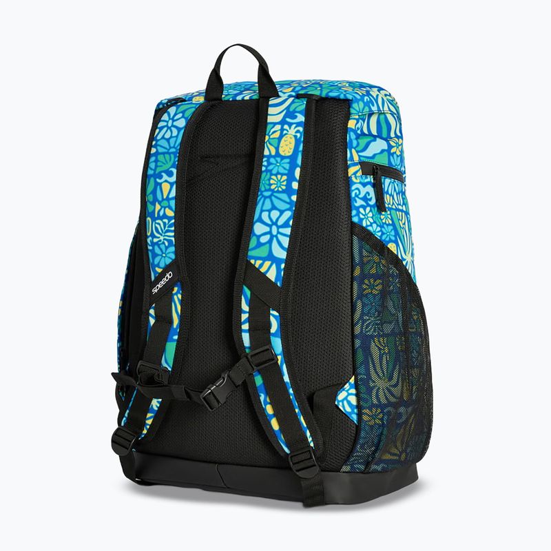 Swim backpack Speedo Team Printed 35 l summer stamp deep sapphire 3
