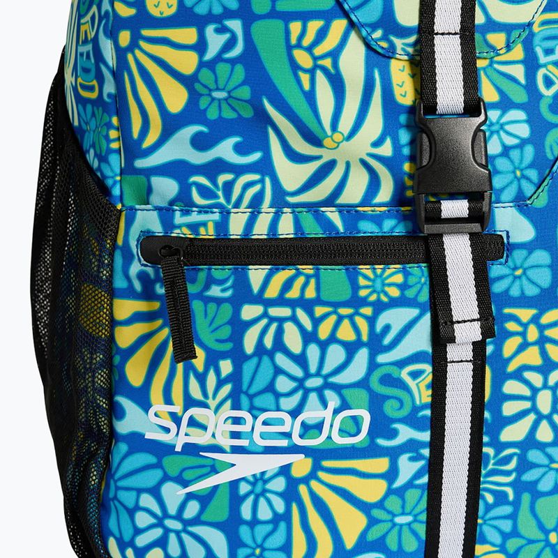 Swim backpack Speedo Team Printed 35 l summer stamp deep sapphire 5