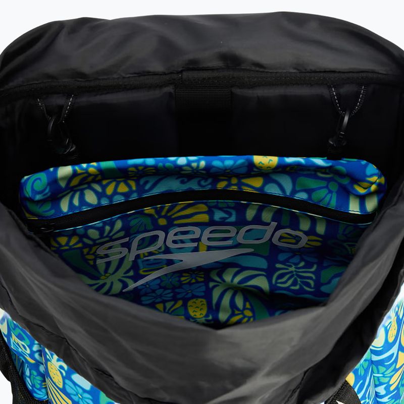 Swim backpack Speedo Team Printed 35 l summer stamp deep sapphire 11