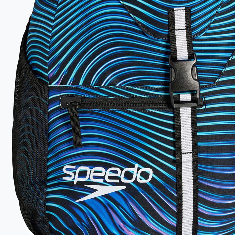 Swim backpack Speedo Team Printed 35 l summer stamp deep sapphire 5