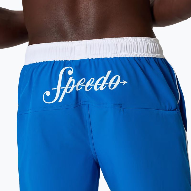 Men's swim shorts Speedo Jetstream Retro Logo Volley 16" 8-005082002 turkish sea 6