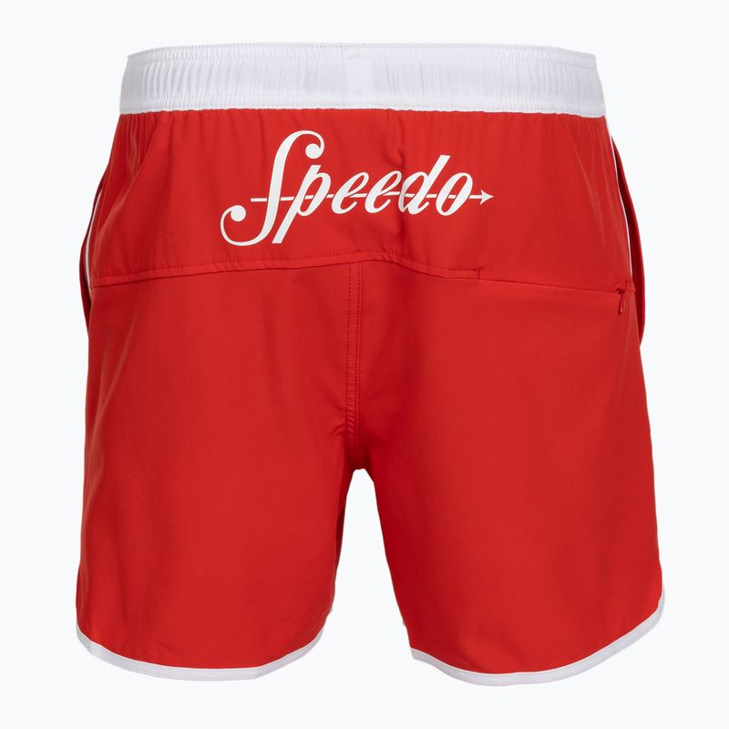 Men's swim shorts Speedo Jetstream Retro Logo Volley 16" 8-005082003 high risk red 2