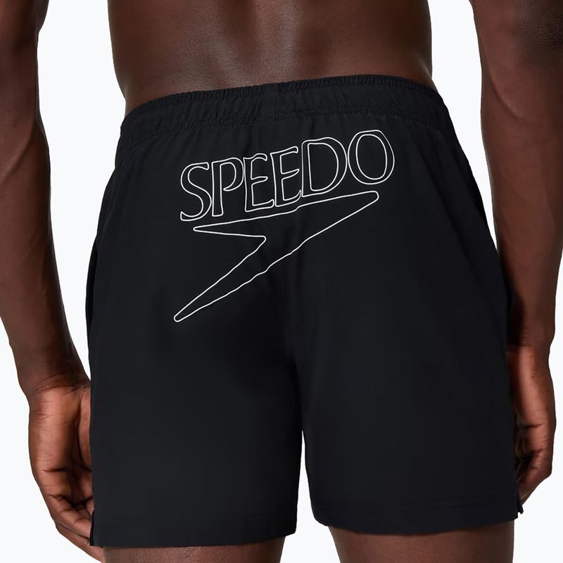 Men's swim shorts Speedo Classic Logo Volley 16" anthracite 6