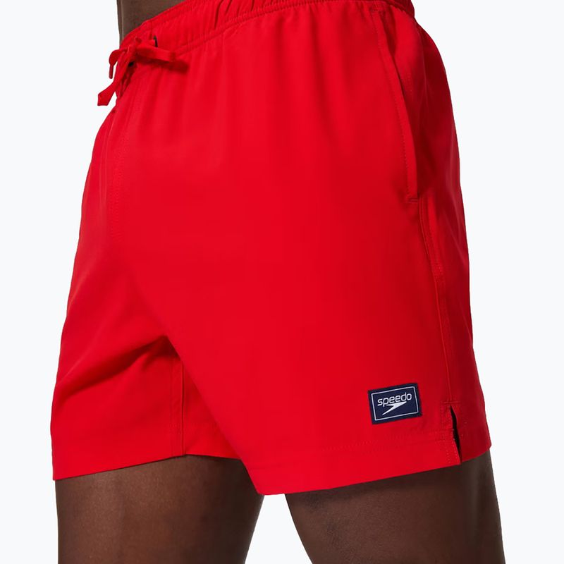 Men's swim shorts Speedo Classic Logo Volley 16" high risk red 5