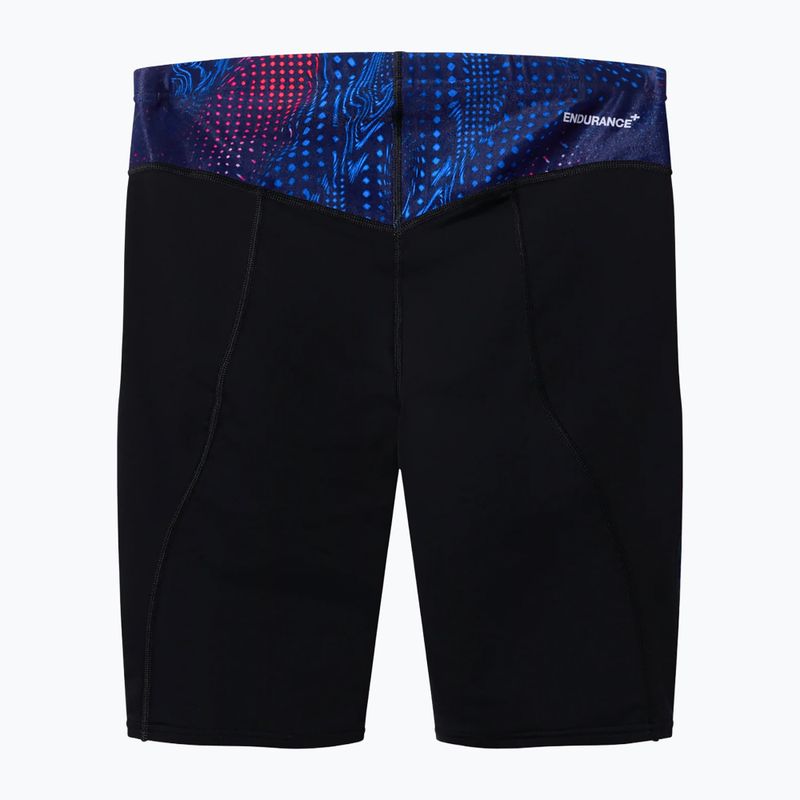Men's swim jammers Speedo Endurance+ Max Compression Jammer black/blue 2