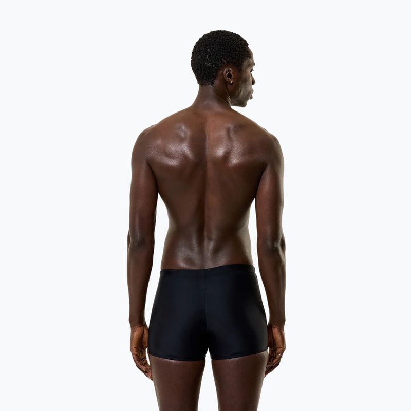 Men's swim boxer trunks Speedo Medley Logo Aquashort anthracite/hyper teal 4