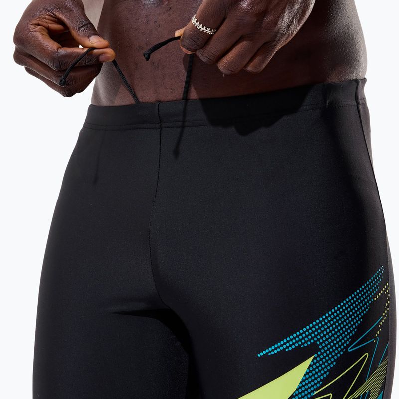 Men's swimming jammers Speedo Medley Logo Jammer anthracite/hyper teal 7