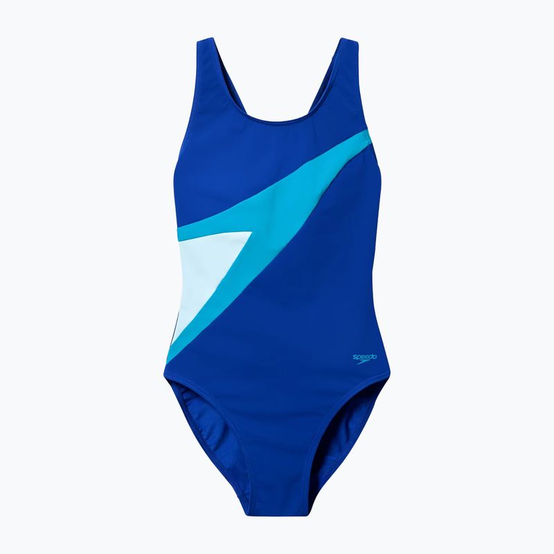 Ladies' one-piece swimsuit Speedo Hyperboom Butterfly Back night watch/hyper teal 6