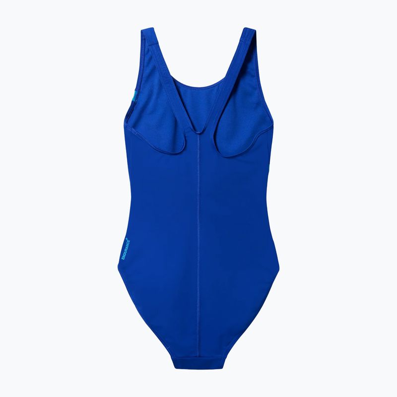 Ladies' one-piece swimsuit Speedo Hyperboom Butterfly Back night watch/hyper teal 7