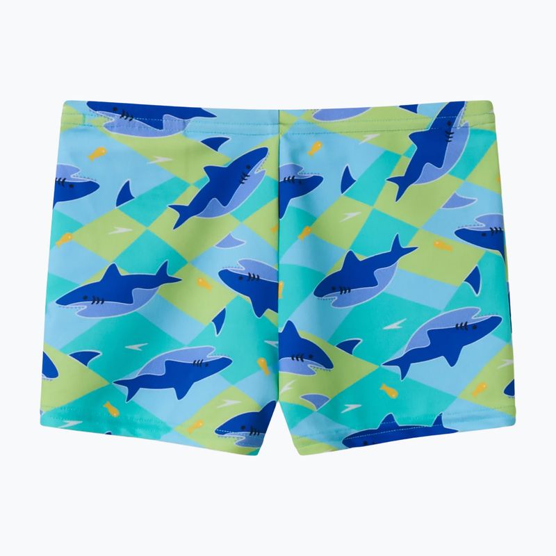 Boys' swim boxers Speedo Print Aquashort deep sapphire 2