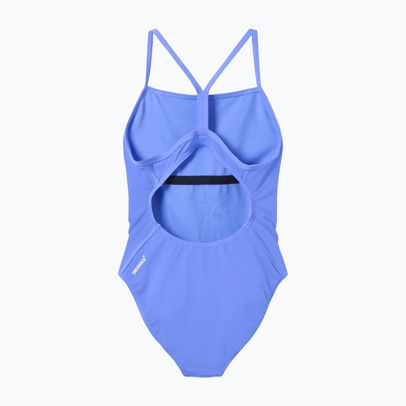 Women's one-piece swimming costume Speedo Endurance+ Logo Thin Strap moonlight lavender 2