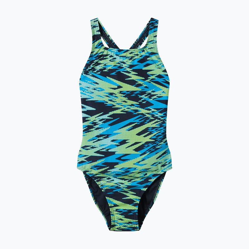 Ladies' one-piece swimsuit Speedo Hyperboom Print Medalist hyper teal 7