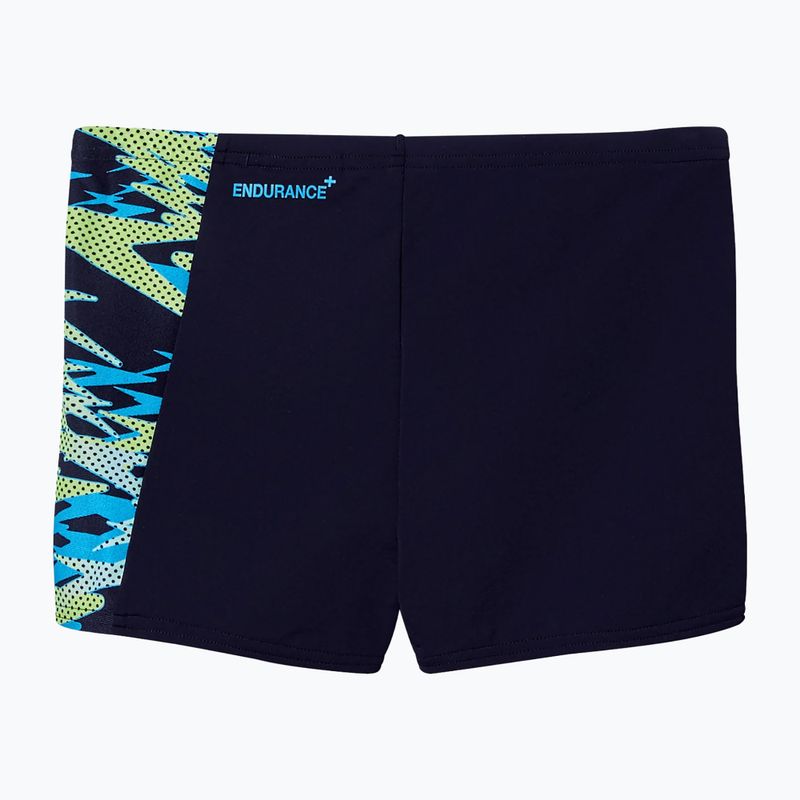 Boys' swim boxers Speedo Hyperboom Splice Aquashort anthracite/hyper teal 2