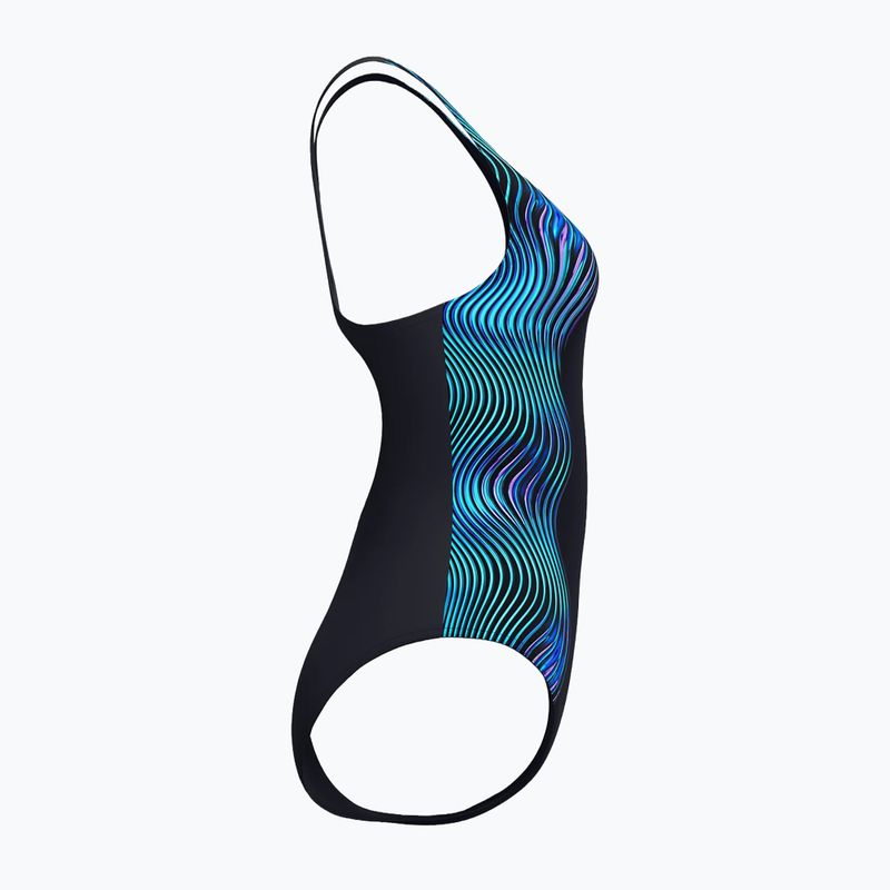 Ladies' one-piece swimsuit Speedo Print Medalist anthracite 3