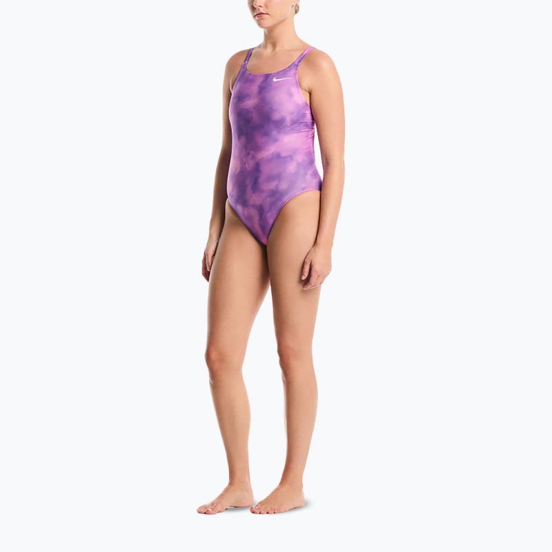Ladies' one-piece swimsuit Nike Hydrastrong Multi Pr light magenta 2