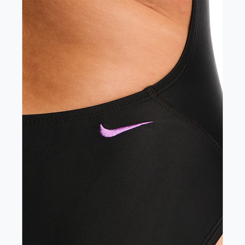 Ladies' one-piece swimsuit Nike Logo Graphic bright violet 5