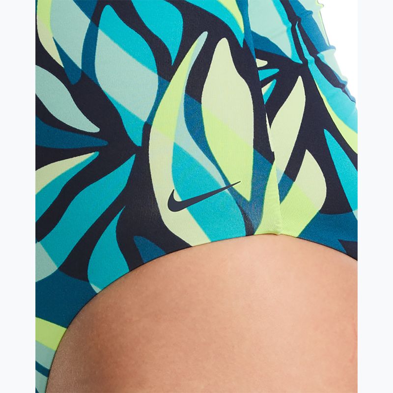 Ladies' one-piece swimsuit Nike V-Neck midnight navy 4