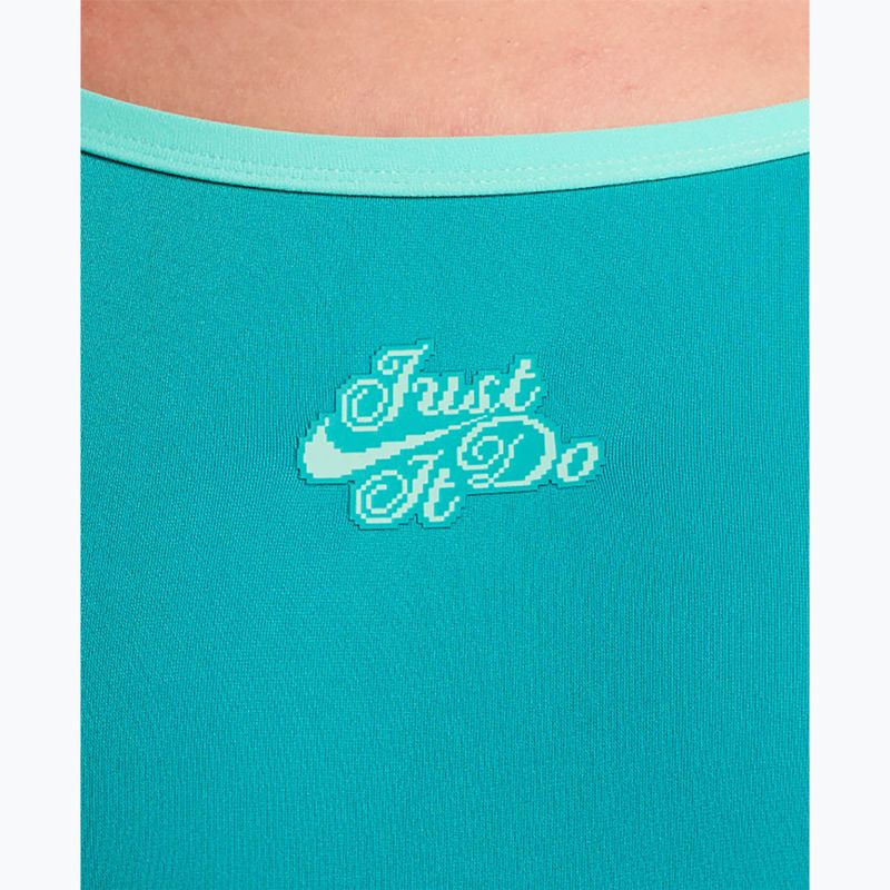 Ladies' one-piece swimsuit Nike Hydrastrong Logo Gra energy 4