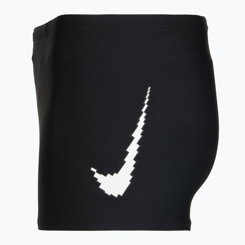 Boys' swim boxers Nike Logo Graphic Square Leg black 3