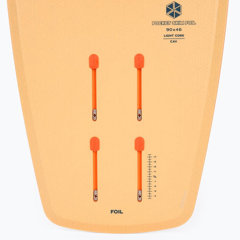 Nobile Pocket Skim Zen Foil Freeride kiteboard + hydrofoil G10 9