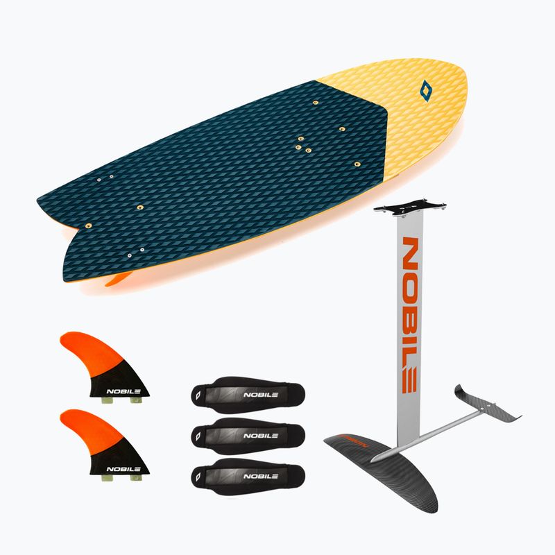 Kitesurfing board + hydrofoil Nobile Fish Skim Zen Foil Freeride Carbon