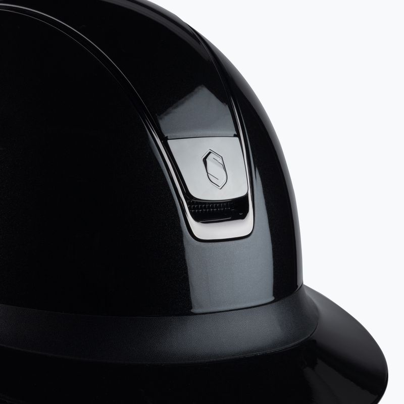 Samshield Miss Shieldshadow Glossy black riding helmet 3125659030844 7