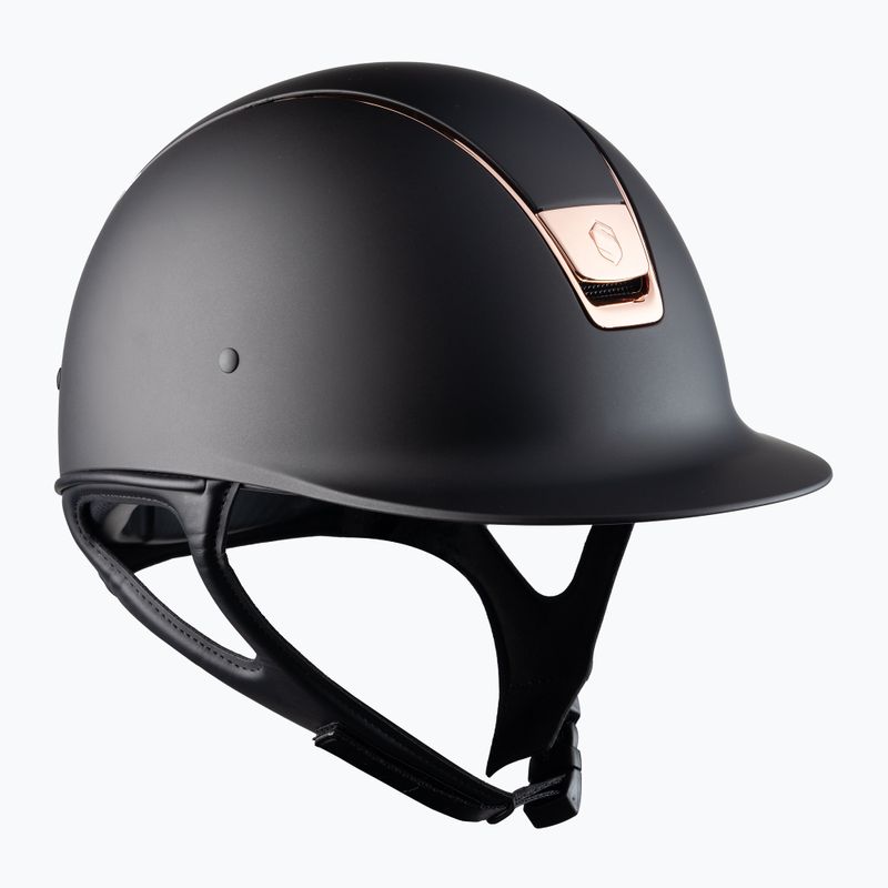 Samshield Shadowmatt Rose Gold Trim Blason riding helmet black 3125659666777