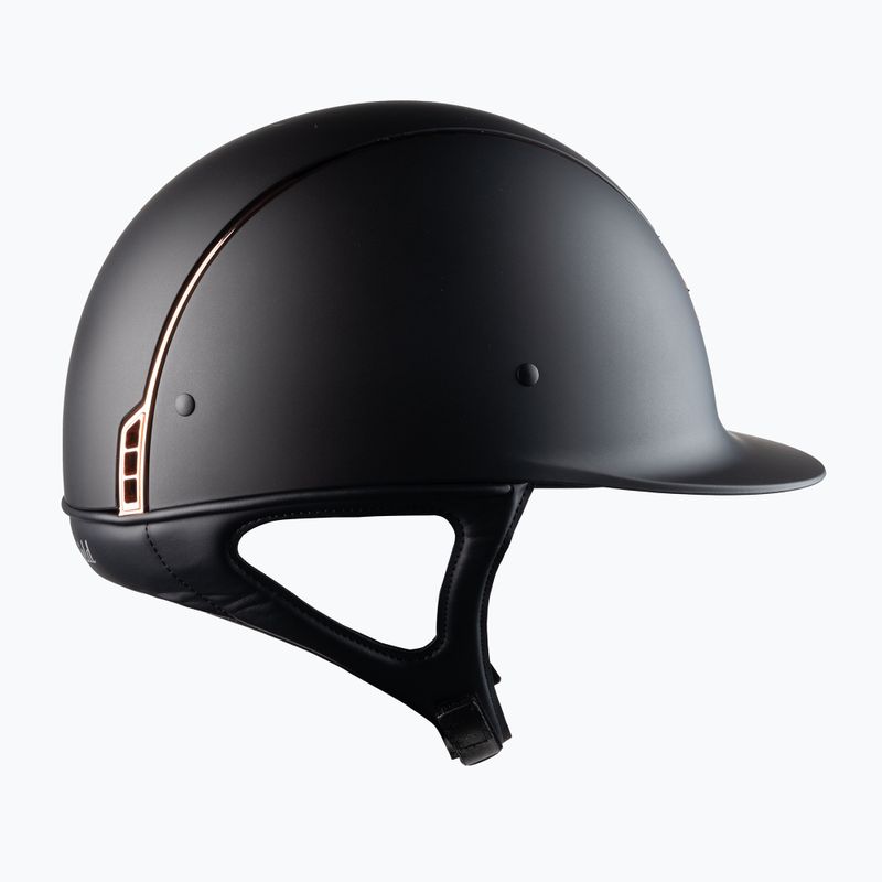 Samshield Shadowmatt Rose Gold Trim Blason riding helmet black 3125659666777 4