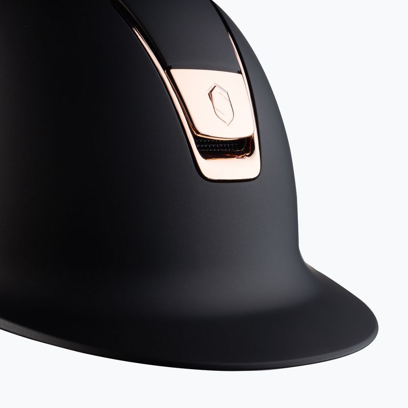 Samshield Shadowmatt Rose Gold Trim Blason riding helmet black 3125659666777 6
