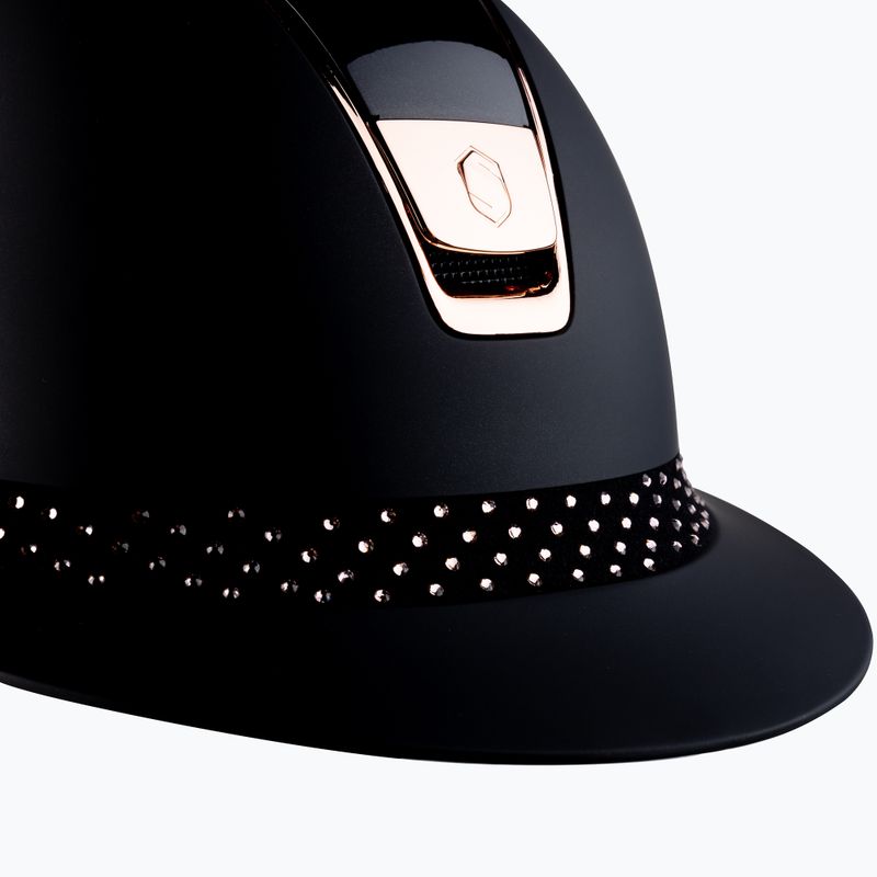 Samshield Miss Shield Shadowmatt women's riding helmet rose gold, black 3125659607732 7
