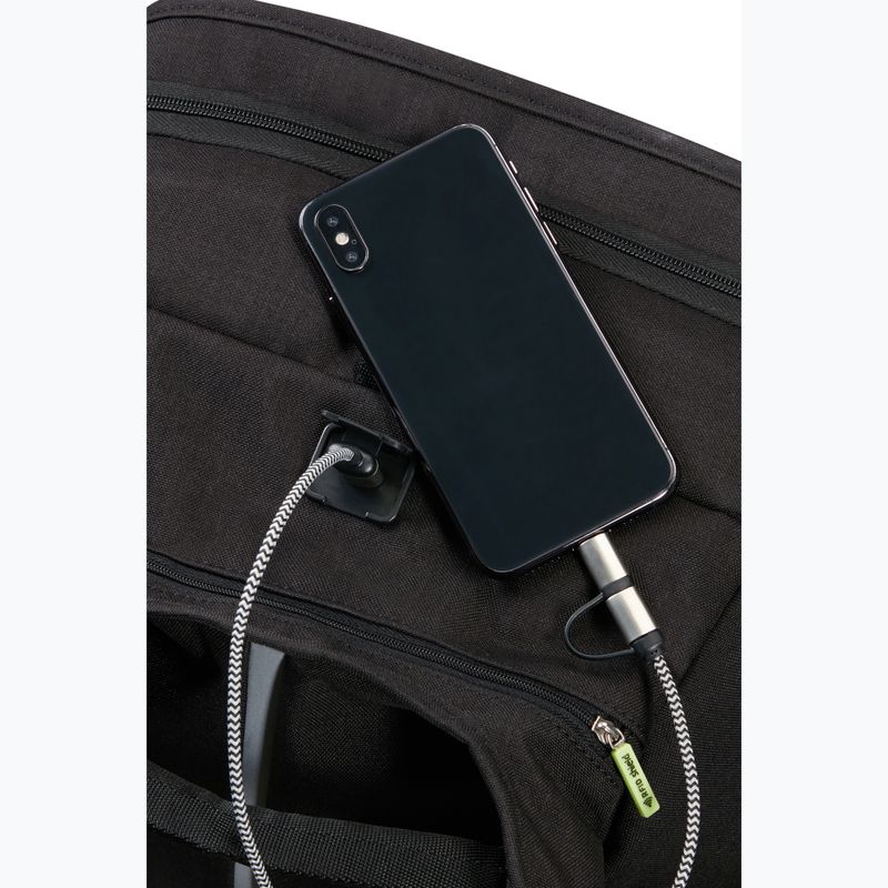 Samsonite Securipack 30 l city backpack black steel 8