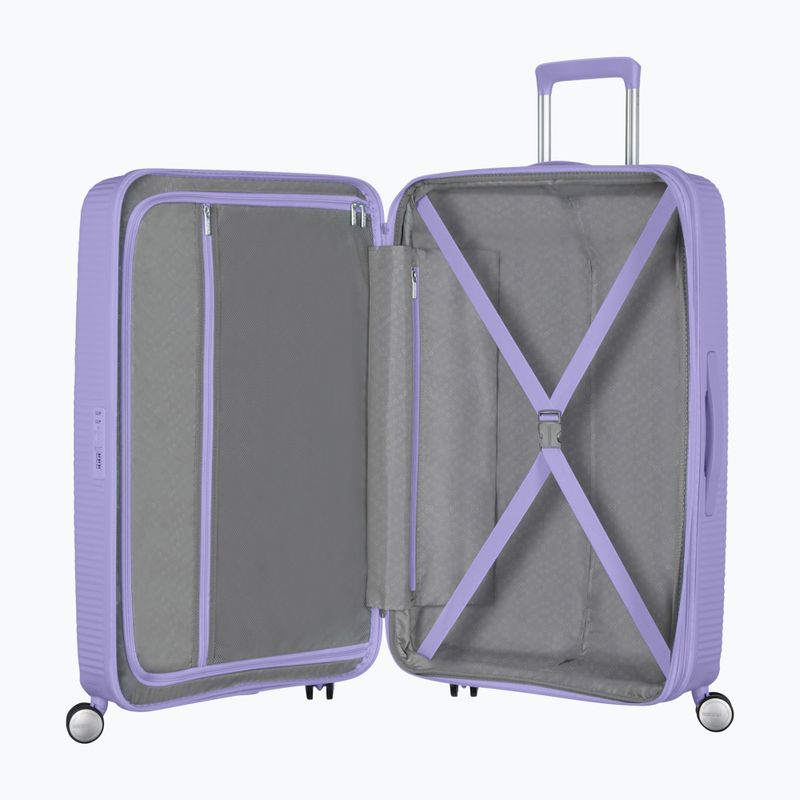 American Tourister Soundbox 110 l lavender travel case 4