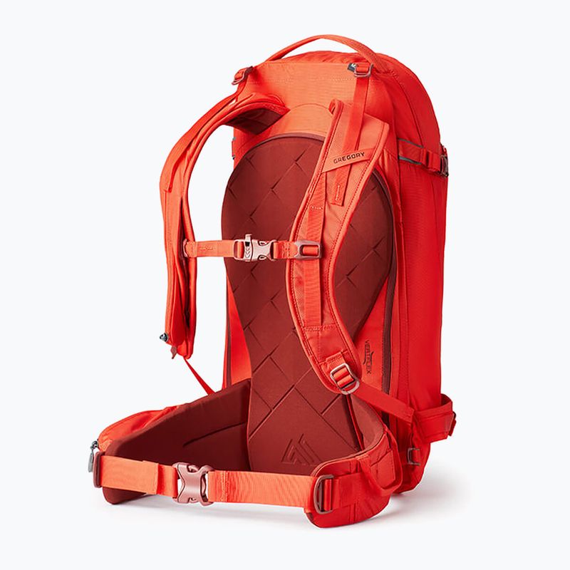 Gregory Targhee men's ski backpack 32 l L lava red 2