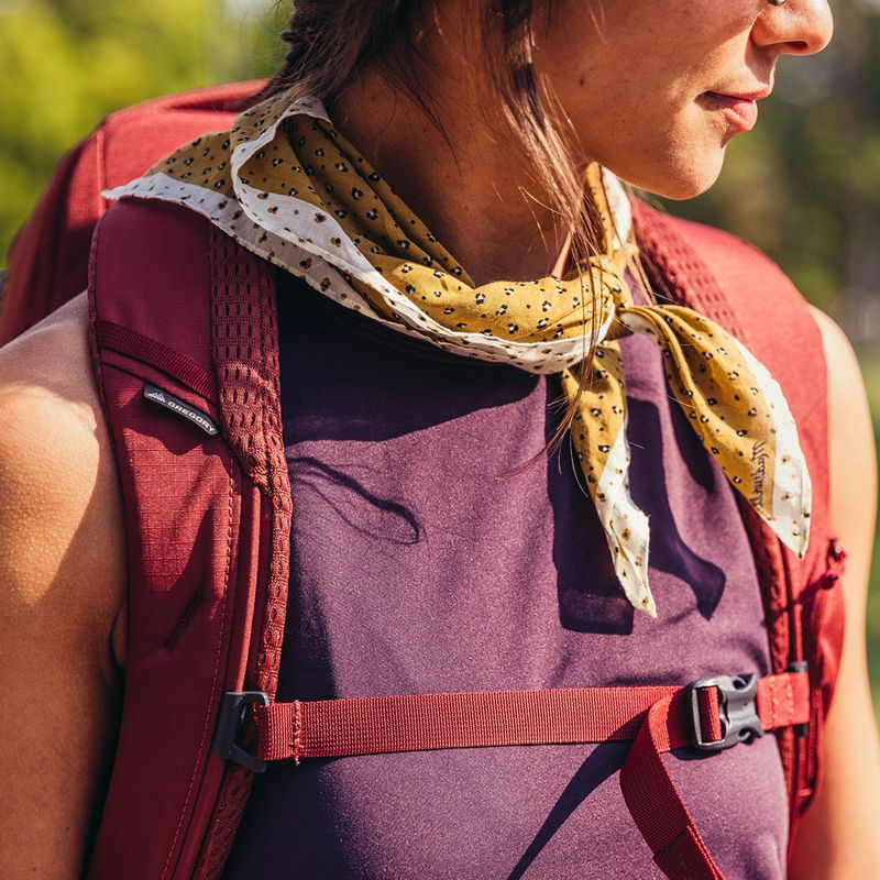 Gregory Rhune 22 l brick red hiking backpack 8