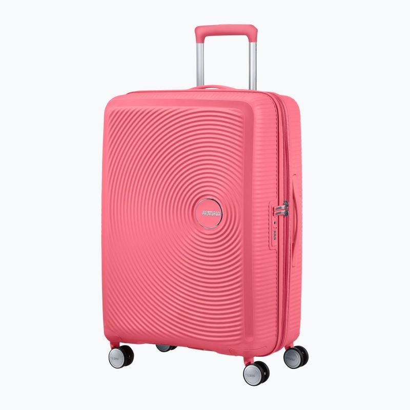 Cabin suitcase American Tourister Soundbox 67 81 l sun kissed coral 3