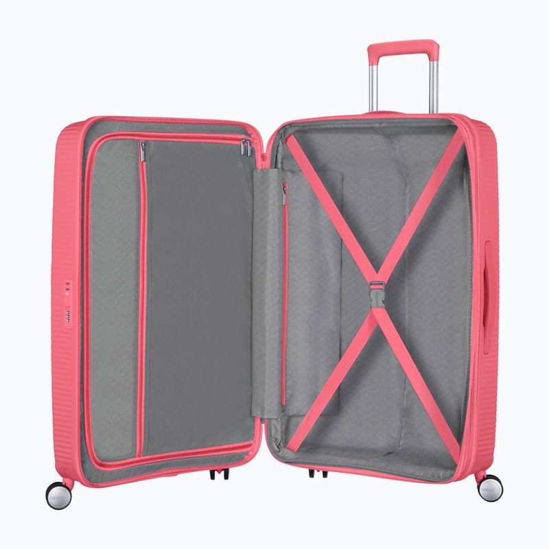 Cabin suitcase American Tourister Soundbox 77 110 l sun kissed coral 5
