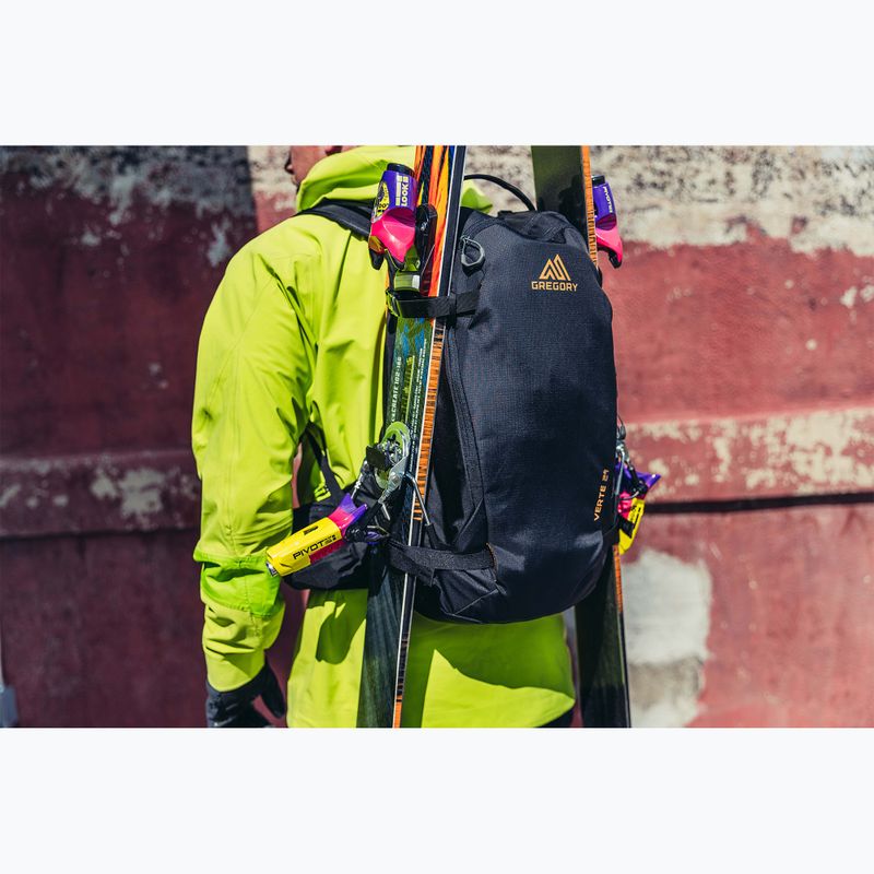 Gregory Verte 24 l carbon bronze ski backpack 6