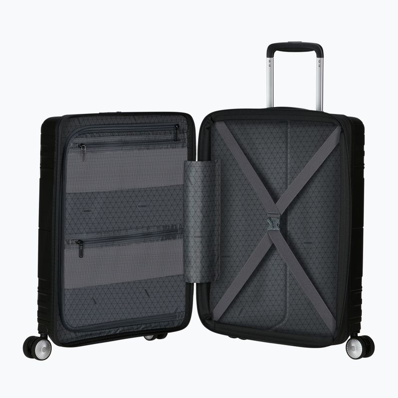 American Tourister Spinner 55 EXP 45 l onyx black travel case 7
